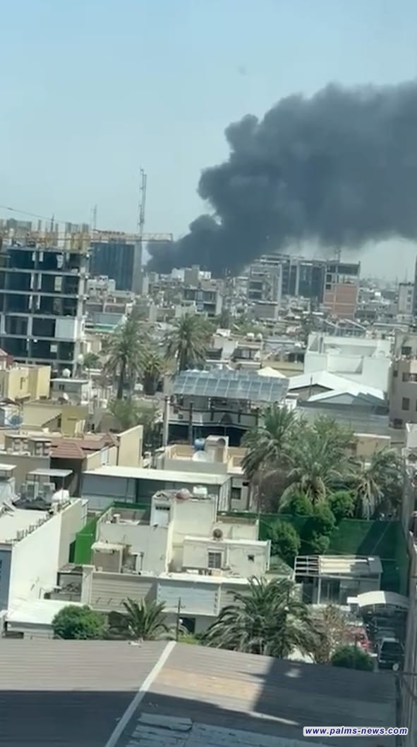 اندلاع حريق ضخم قرب مجمع "المشن" في الكرادة وسط بغداد